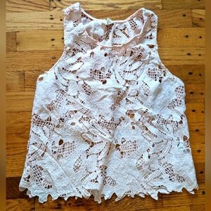 Caution to the Wind Lace Top